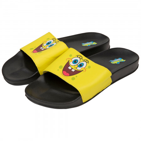 SpongeBob SquarePants Nickelodeon Happy Face Flip Flop Slides